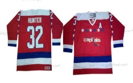 Muž Washington Capitals #32 Dale Hunter Červené All-Star Retro CCM Dres