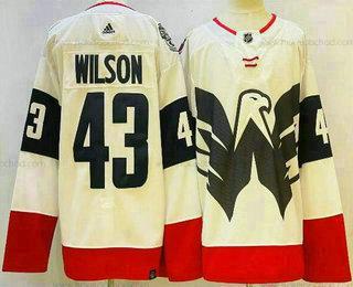 Muž Washington Capitals #43 Tom Wilson Bílý 2023 Stadium Series Sešitý Dres