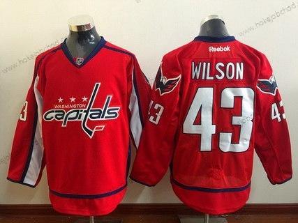 Muž Washington Capitals #43 Tom Wilson Červené Domácí Reebok Hokejový Dres