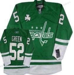 Muž Washington Capitals #52 Mike Zelená St. Patrick’S Day Zelená Dres