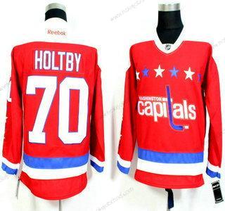 Muž Washington Capitals #70 Braden Holtby Červené Alternativní Reebok Hokejový Dres