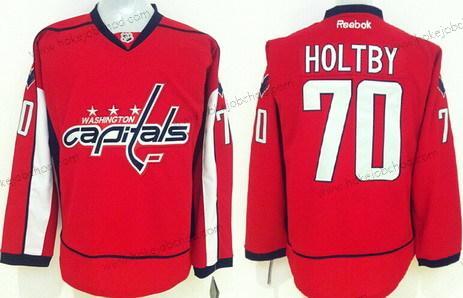 Muž Washington Capitals #70 Braden Holtby Červené Dres