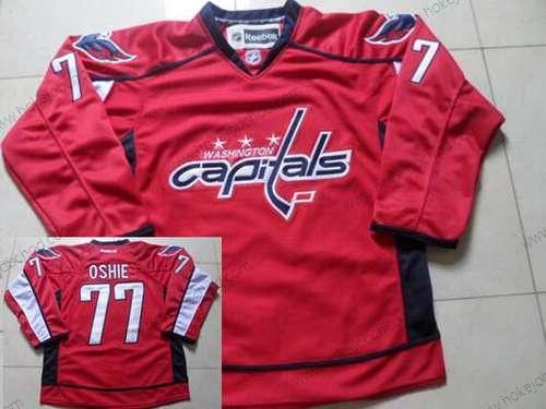 Muž Washington Capitals #77 T. J. Oshie Červené Domácí NHL Reebok Dres