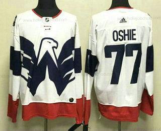 Muž Washington Capitals #77 Tj Oshie Bílý 2023 Stadium Series Autentické Dres