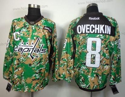 Muž Washington Capitals #8 Alex Ovechkin 2014 Camo Dres