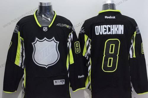 Muž Washington Capitals #8 Alex Ovechkin 2015 All-Star Černá Dres