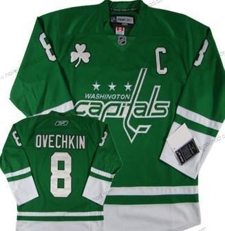 Muž Washington Capitals #8 Alex Ovechkin St. Patrick’S Day Zelená Dres