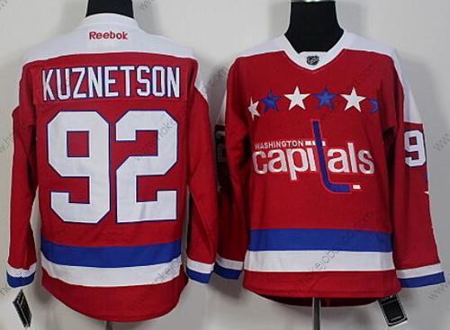 Muž Washington Capitals #92 Evgeny Kuznetsov Červené Náhradní Reebok Premier Dres