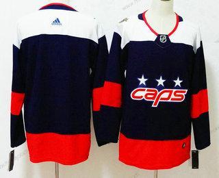 Muž Washington Capitals Prázdný Námořnictvo Modrý 2018 Stadium Series Sešitý NHL Hokejový Dres