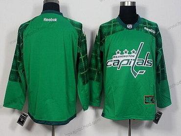 Muž Washington Capitals Prázdný Zelená 2016 St. Patrick’S Day Hokejový Dres