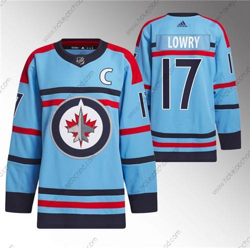 Muž Winnipeg Jets #17 Adam Lowry Modrý Výročí Primegreen Sešitý Dres