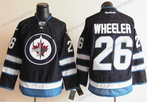 Muž Winnipeg Jets #26 Blake Wheeler Námořnictvo Modrý Dres