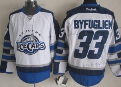 Muž Winnipeg Jets #33 Dustin Byfuglien 2012 Bílý Ice Caps Dres