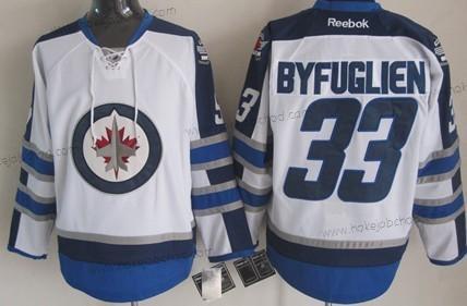 Muž Winnipeg Jets #33 Dustin Byfuglien Bílý Dres