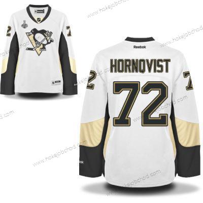 Muž WoPittsburgh Penguins #72 Patric Hornqvist Bílý Road 2017 Stanley Cup NHL Finals Patch Dres