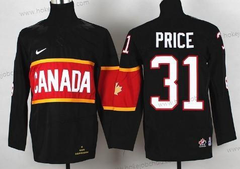 Nike Dětské 2014 Olympics Kanada #31 Carey Price Černá Dres