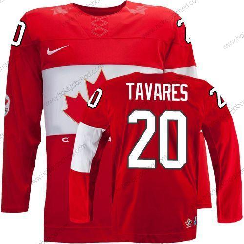 Nike Muž 2014 Olympics Kanada #20 John Tavares Červené Dres