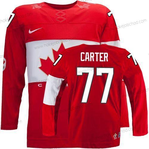 Nike Muž 2014 Olympics Kanada #77 Jeff Carter Červené Dres