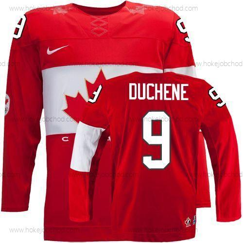 Nike Muž 2014 Olympics Kanada #9 Matt Duchene Červené Dres