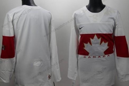 Nike Muž 2014 Olympics Kanada Prázdný Bílý Dres