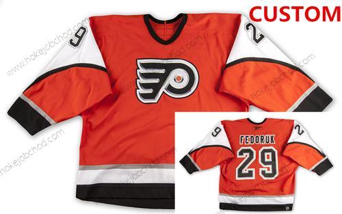 Philadelphia Flyers Přizpůsobené Reebok Oranžová Domácí 2006/07 Dres