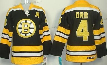 Žena Boston Bruins #4 Bobby Orr Černá CCM Dres