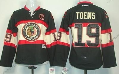 Žena Chicago Blackhawks #19 Jonathan Toews Černá Alternativní Dres