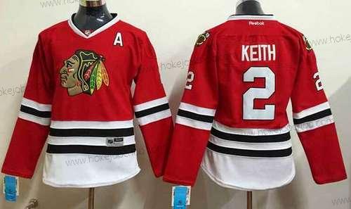 Žena Chicago Blackhawks #2 Duncan Keith Červené Dres