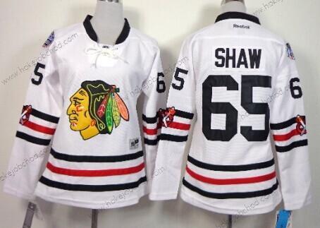 Žena Chicago Blackhawks #65 Andrew Shaw 2015 Zimní Klasický Bílý Dres