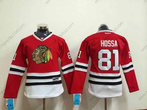 Žena Chicago Blackhawks #81 Marian Hossa Červené Dres