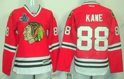 Žena Chicago Blackhawks #88 Patrick Kane 2015 Stanley Cup Červené Dres