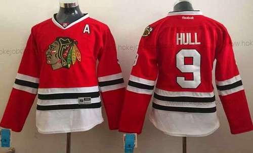 Žena Chicago Blackhawks #9 Bobby Hull Červené Dres