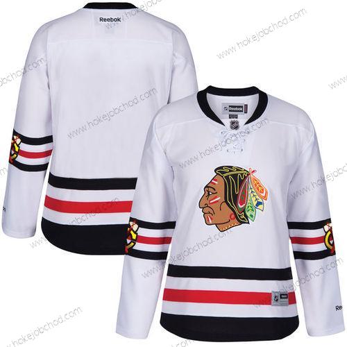 Žena Chicago Blackhawks Přizpůsobené Bílý Reebok 2017 Zimní Klasický Dres