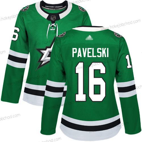 Žena Dallas Stars #16 Joe Pavelski Zelená Domácí Autentické Sešitý Hokejový Dres