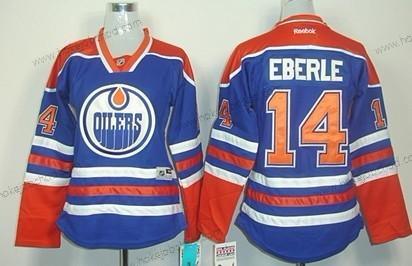 Žena Edmonton Oilers #14 Jordan Eberle Royal Modrý Dres