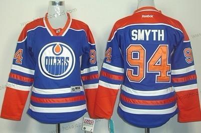 Žena Edmonton Oilers #94 Ryan Smyth Royal Modrý Dres