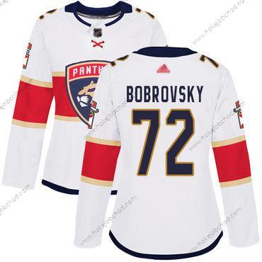 Žena Florida Panthers #72 Sergei Bobrovsky Bílý Road Autentické Sešitý Hokejový Dres