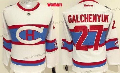 Žena Montreal Canadiens #11 Brendan Gallagher Reebok Bílý 2016 Zimní Klasický Premier Dres