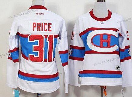 Žena Montreal Canadiens #31 Carey Price Reebok Bílý 2016 Zimní Klasický Premier Dres