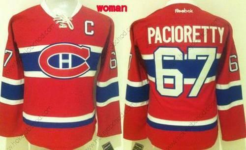 Žena Montreal Canadiens #67 Max Pacioretty Reebok Červené 2015-16 Domácí Premier Dres