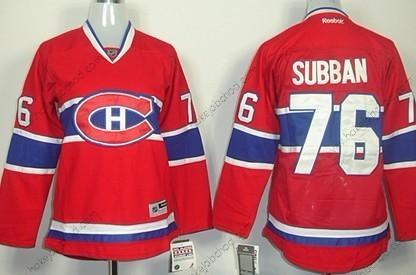 Žena Montreal Canadiens #76 P.K. Subban Červené Dres