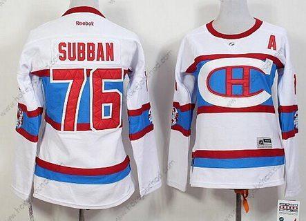 Žena Montreal Canadiens #76 Pk Subban Reebok Bílý 2016 Zimní Klasický Premier Dres