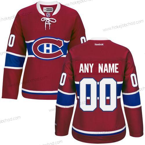 Žena Montreal Canadiens Přizpůsobené Červené Domácí Sešitý NHL 2016 Reebok Hokejový Dres