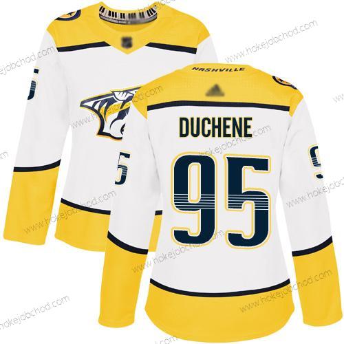 Žena Nashville Predators #95 Matt Duchene Bílý Road Autentické Sešitý Hokejový Dres