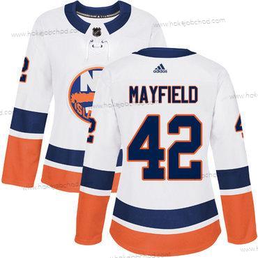 Žena New York Islanders #42 Scott Mayfield Reebok Bílý Venkovní Autentické NHL Dres