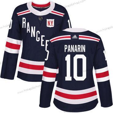 Žena New York Rangers #10 Artemi Panarin Námořnictvo Modrý Autentické 2018 Zimní Klasický Sešitý Hokejový Dres