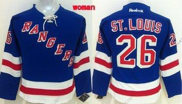 Žena New York Rangers #26 Martin St. Louis Modrý Dres