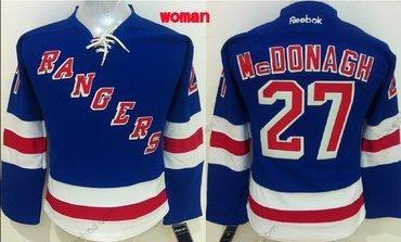 Žena New York Rangers #27 Ryan Mcdonagh Modrý Dres