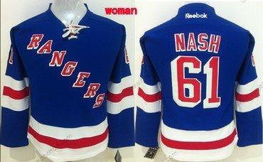 Žena New York Rangers #61 Rick Nash Modrý Dres