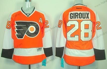 Žena Philadelphia Flyers #28 Claude Giroux Oranžová Dres